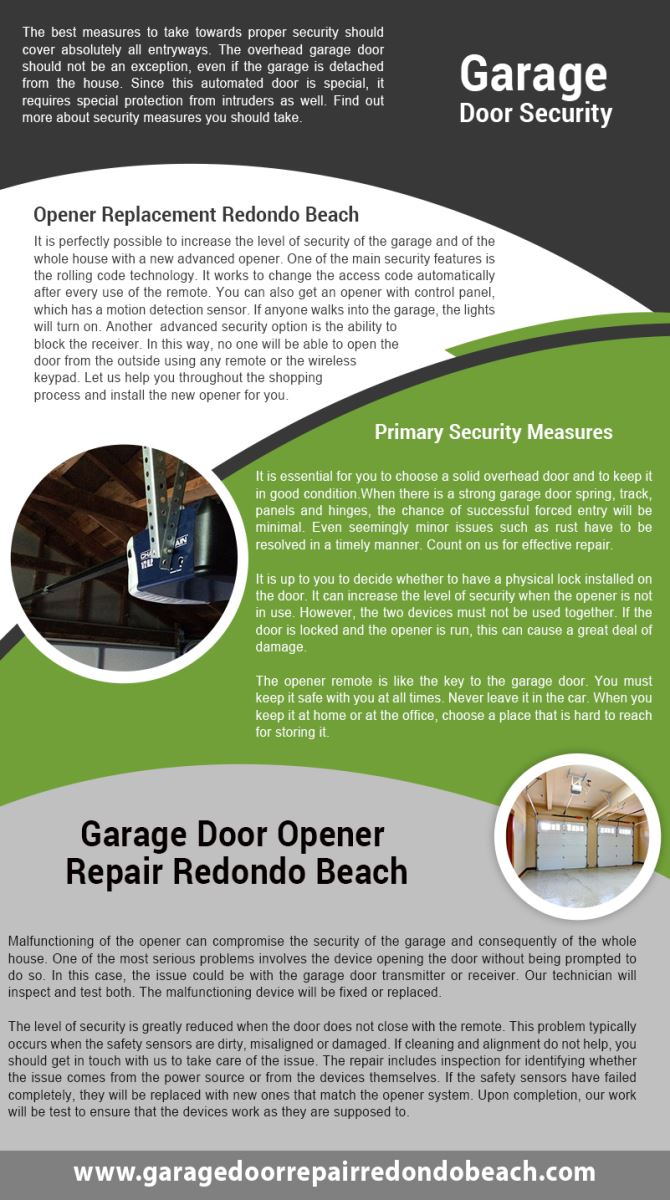 Garage Door Repair Redondo Beach Infographic